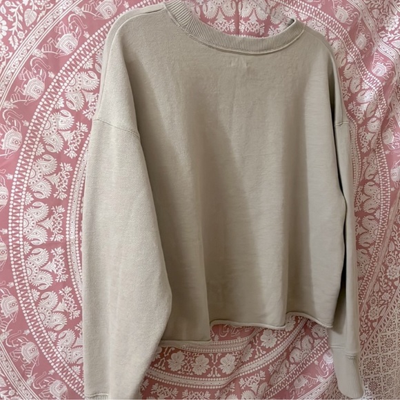 Aerie Braided Cropped Crewneck - Picture 2 of 4
